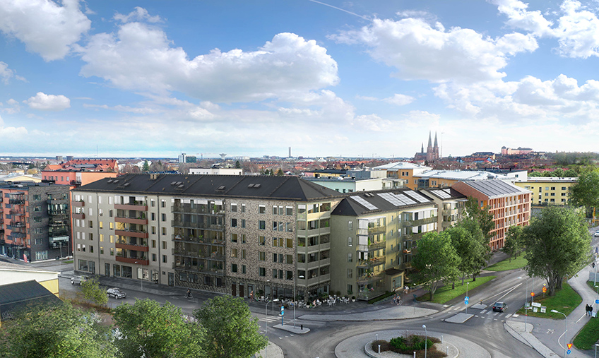 Brf Normann: Risk analysis and vibration monitoring, Uppsala