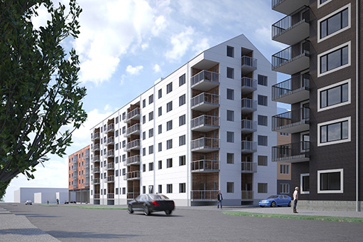 Framtiden Byggutveckling: miljösamordning av bostadsbyggande på Adventsvägen, Göteborg